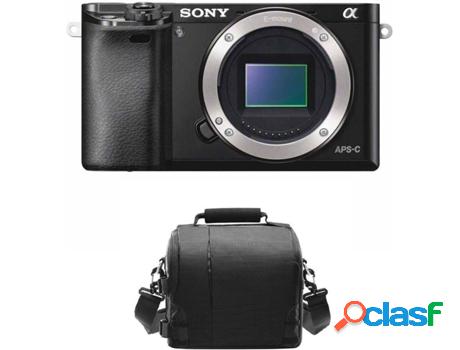 Kit Cámara Mirrorless y Bolsa SONY A6000 (24.3 MP - Sensor: