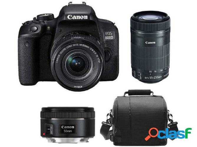 Kit Cámara Réflex CANON EOS 800D EF-S 18-55mm F4-5.6 IS