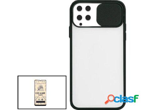 Kit Funda Slide Window Anti Choque Frosted y Cristal