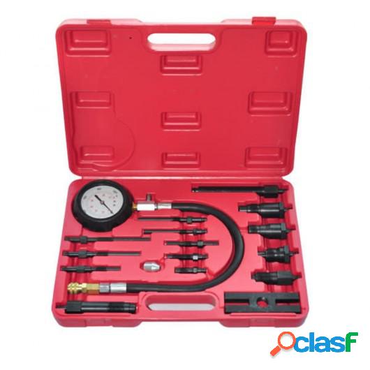 Kit comprobador de compresión de motor de diesel 17 piezas