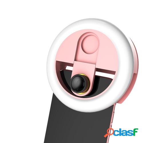 Kit de lente de cámara para teléfono móvil y luz de