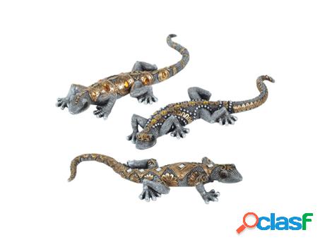 Lagarto 3 Diferentes Incluye 3 Unidades Figuras Animales