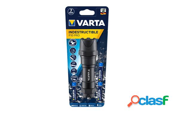Linterna Led Indestructible F10 Pro 300Lm Varta 3AAA INCL