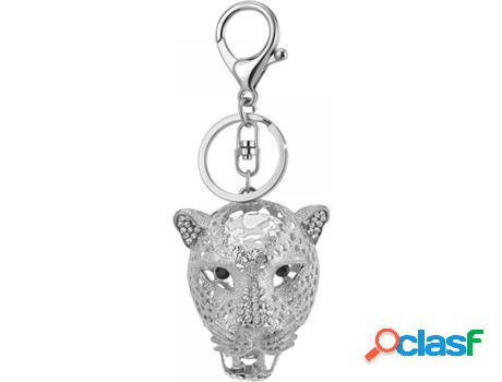 Llavero SC_CRYSTAL Cristales (bañado a rodio - 64mm x 52mm)