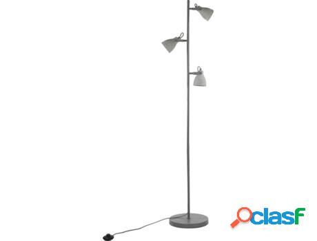 Lámpara de Pie Mistago (Gris - Acero -28x28x163 cm)