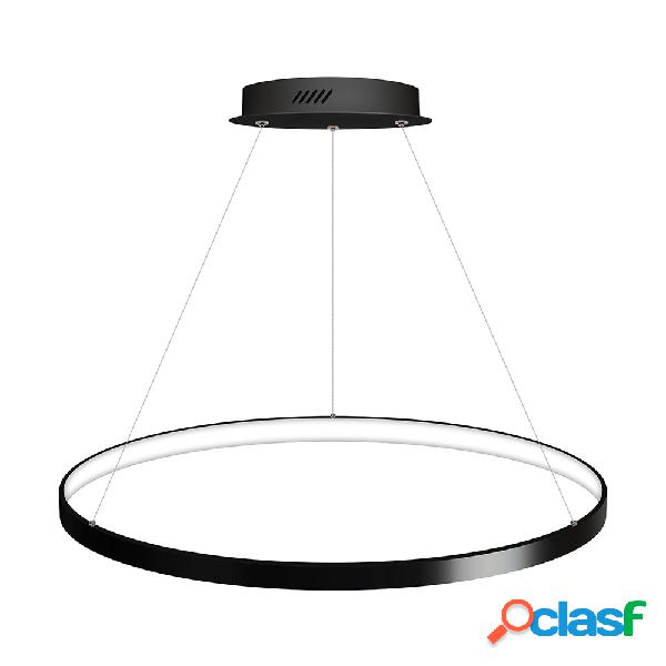 Luminaria colgante cycle in 66w antracita ø70cm blanco