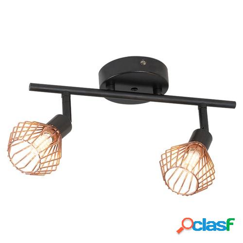 Luz de punto hueca de hierro de 10 W con 2 piezas G9 Soporte