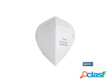 Mascarilla plegable ffp2 nr- color blanco caja 20 unid.