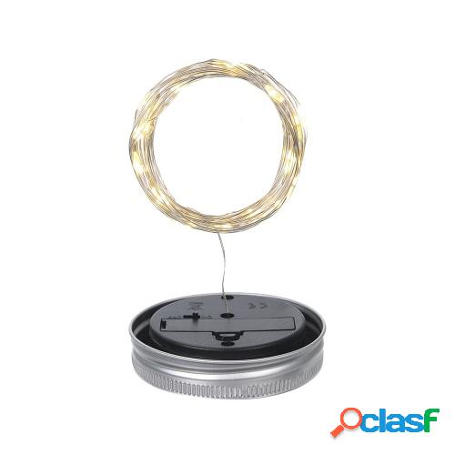 Mason Jar Solar Lantern Lights Lámpara de tapa impermeable