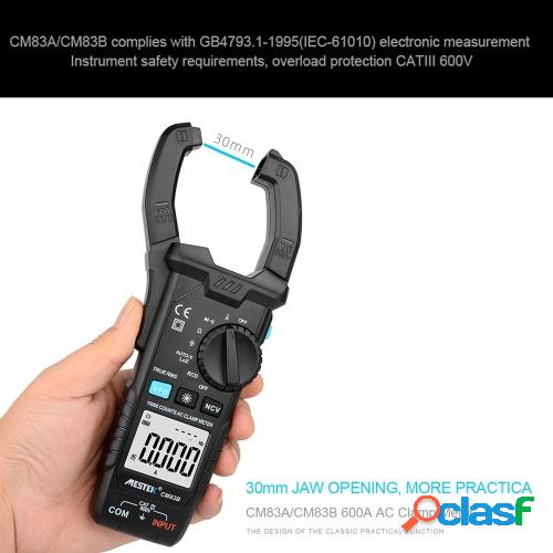 Medidor de pinza digital MESTEK 600A Corriente CA 600V CA /