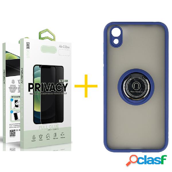 Pack 1 Película Antiespia + Funda SKYHE por Huawei Y5 2019