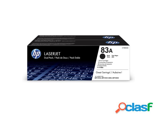 Pack de ahorro de 2 cartuchos de tóner Original HP 83A