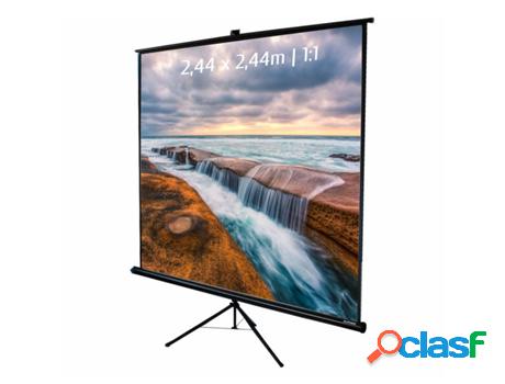 Pantalla de proyección con trípode 2,44 x 2,44m Formato