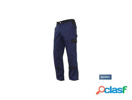 Pantalon trab. flex. jano slim fit marino/negro t-38