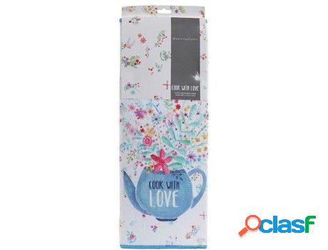 Paños De Cocina HOGAR Y MÁS Tapete Microfibra Love