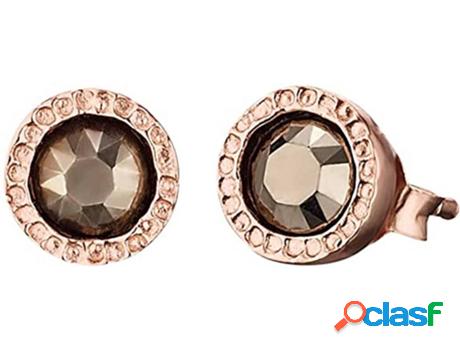 Pendientes NAHU Roma (Plata - Rosa - 6 mm)