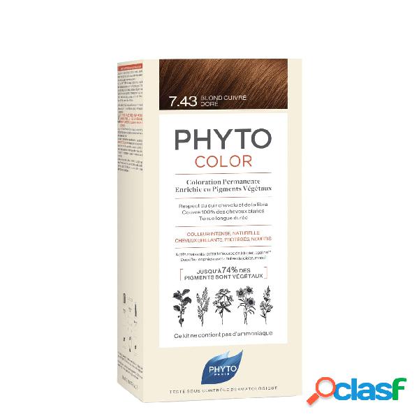 Phyto PhytoColor Coloración Permanente-7.43 Rubio Cobre