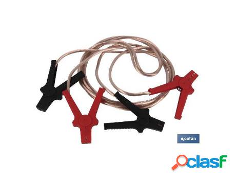 Pinzas de arranque aisladas de cobre/acero 3 m 400 amp