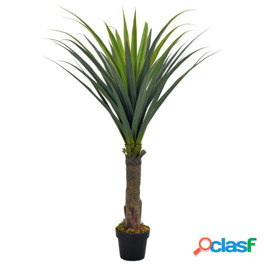 Planta artificial yuca con macetero verde 145 cm