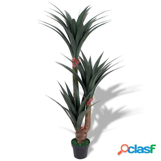 Planta de yuca artificial con macetero 155 cm verde