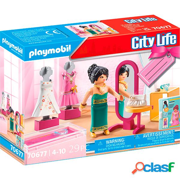 Playmobil 70677 Set de Regalo Tienda de Moda Festiva