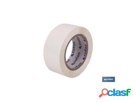 Precinto acrilico blanco 45 micras 48 mm x 132 metros
