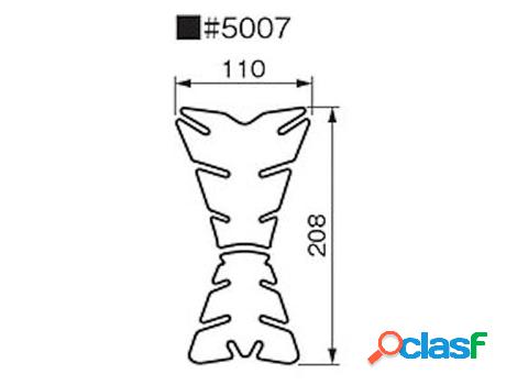 Protector de Depósito Transparente PROGRIP Para Motocicleta