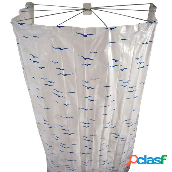 RIDDER Cabina de ducha Ombrella 200 cm azul 58203
