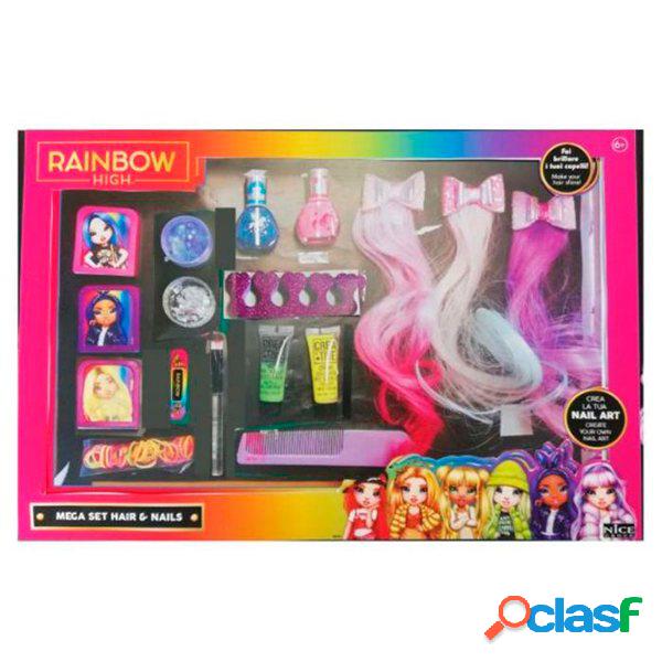 Rainbow High Mega Set Pelo y U?as