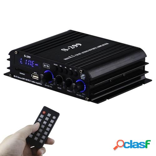 S-299 Mini 4.1 Amplificador de potencia estéreo de audio BT