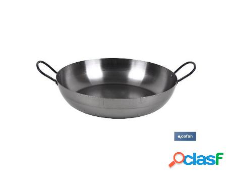 Sarten lionesa acero c/asas ø360 mm