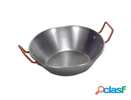 Sarten pulida honda con asas bordon 36 cm