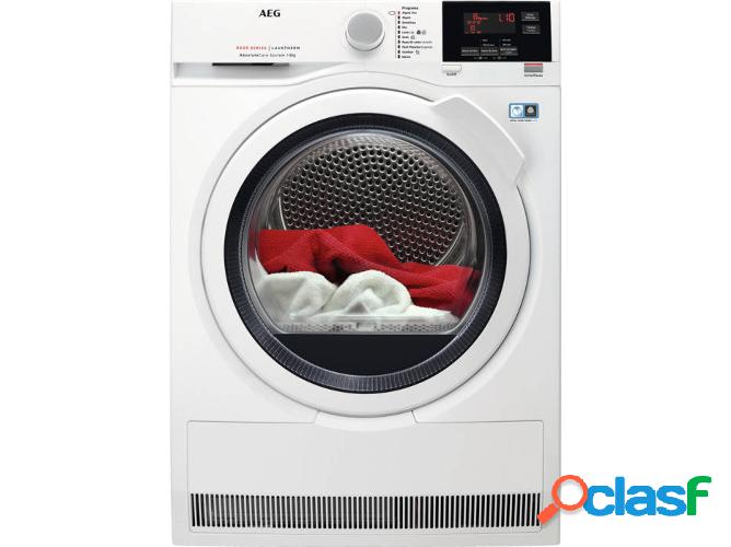 Secadora AEG T8DBG861 (8 kg - Bomba de Calor - Blanco)