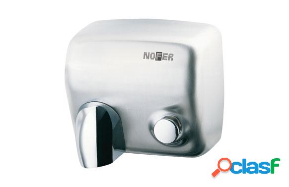 Secamanos Cyclon Pulsador Con Tobera Acero Inox Nofer