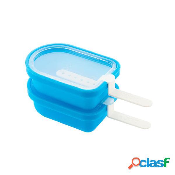 Set de 2 moldes para helado clásico 15x7x3cm