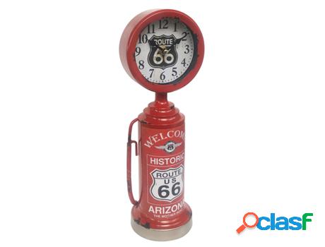 Signes Grimalt - Reloj Sobremesa Route 66 Rojo de Mdf |