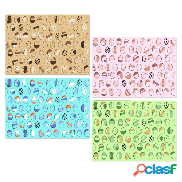 Sobres de Pascua Huevos de Pascua de colores