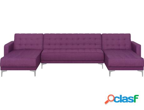 Sofá Aberdeen (Morado - Poliéster -168x348x83 cm)