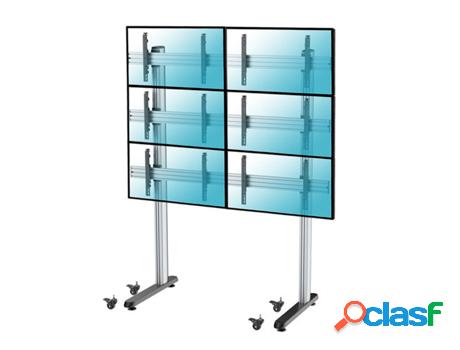 Soporte de Suelo para 6 TV 45"-55"