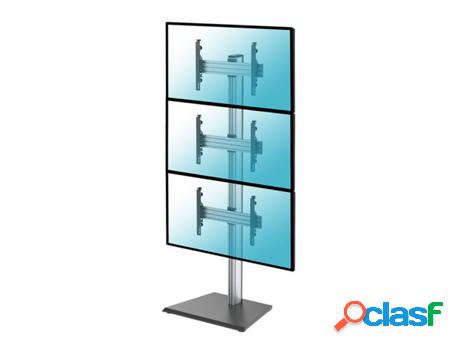 Soporte de suelo para 3 TV 40"-65", Altura 240 cm