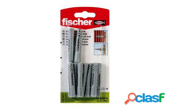 Tacos de Nilon Fishcer UX con reborde UX8X50RK