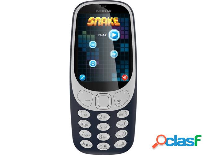 Teléfono móvil NOKIA 3310 (2.4&apos;&apos; - 2G - Azul)