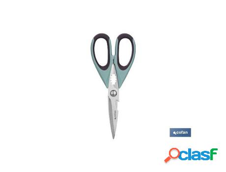 Tijeras verdes de acero inox. modelo sena 22 cm