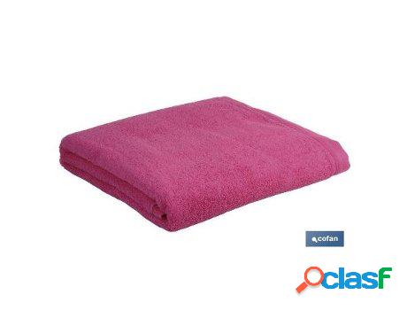 Toalla baño fucsia gr.580/m2 modelo primavera 100x150