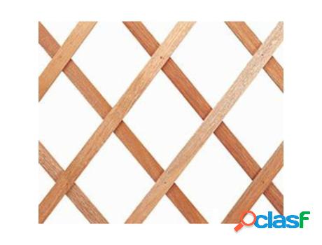 Trellis plegable 1x2mt madera natural