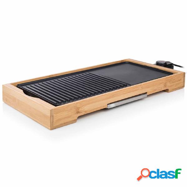 Tristar Parrilla grill de bambú BP-2641 2200 W 51x25,4 cm