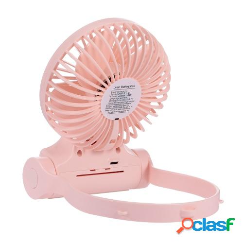 Ventilador portátil para colgar del cuello Mini USB