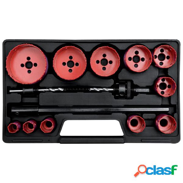YATO Set combinado para sierra de copa para metal 15 piezas