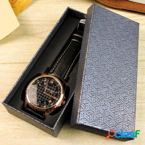 YAZOLE Watch Box Organizer Rectangular Watch Boxes Caja de