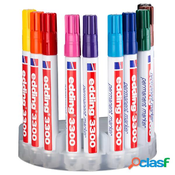 edding Rotuladores permanentes 10 unidades multicolor 3300
